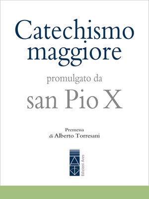 cover image of Catechismo maggiore